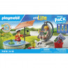 Playmobil Maman Enfant Fauteuil Suspend