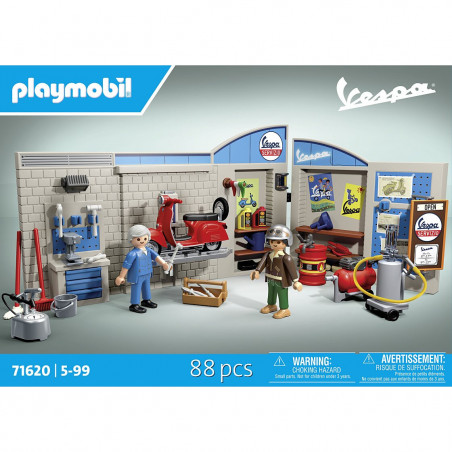 Playmobil Gararge à vespa