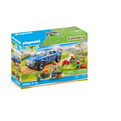 Playmobil Voiture et marechal Ferrant