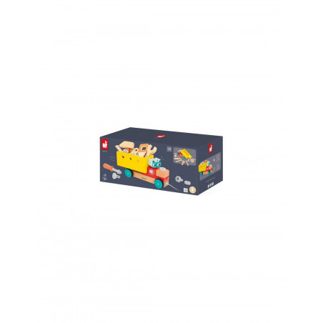 Janod camion de construction bois