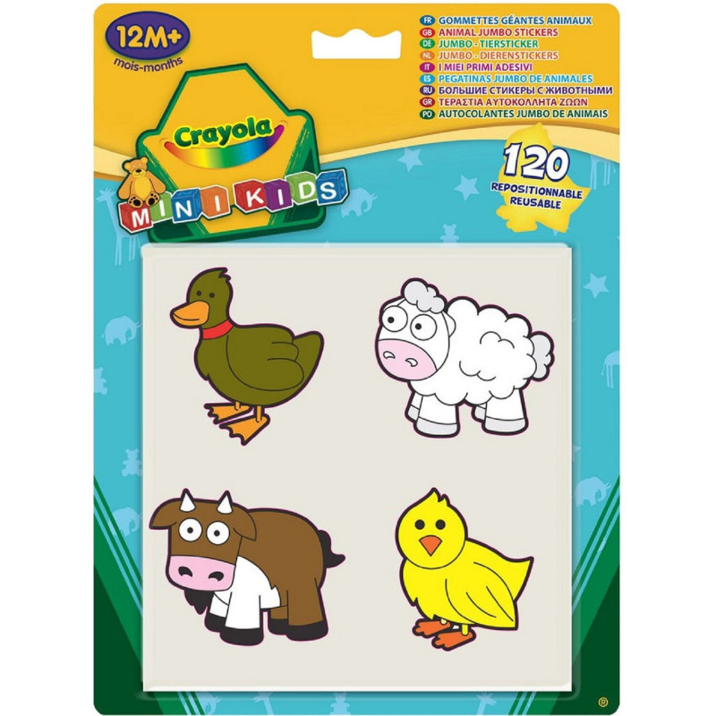 Crayola Gommes Geantes Animaux