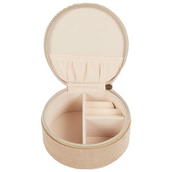 Boite a Bijoux ronde velour