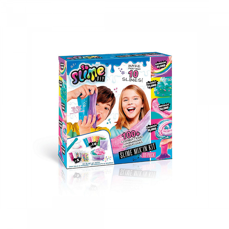SLIME MIX'IN KIT PACK 10 SLIME