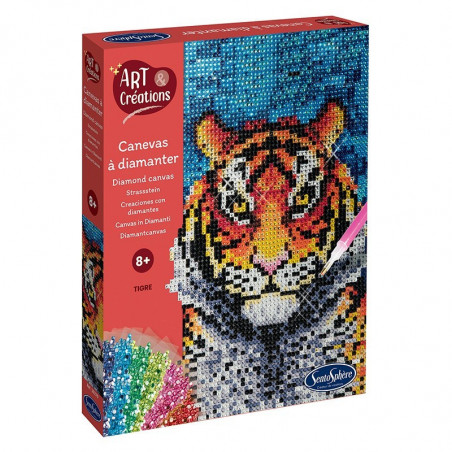 Art et créations Canevas diamanter tigre