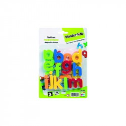 LETTRES MAGNETIQUES 26 PIECES   ASSORTIMENT