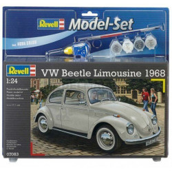 Revell Vw beetle limousine avec peinture et colle 1 24