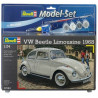 Revell Vw beetle limousine avec peinture et colle 1 24
