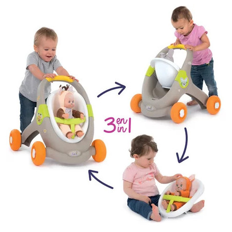 MINIKISS BABY WALKER 3 EN 1 ANIMAL