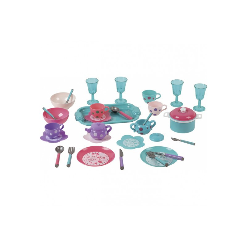 SERVICE DE TABLE BLEU 31 PIECES