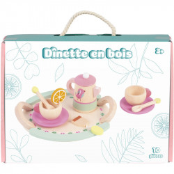 DINETTE EN BOIS 10P