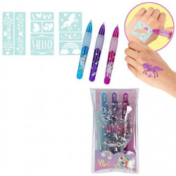 YLVI TATOUAGES STYLOS GEL PAILLETÉ