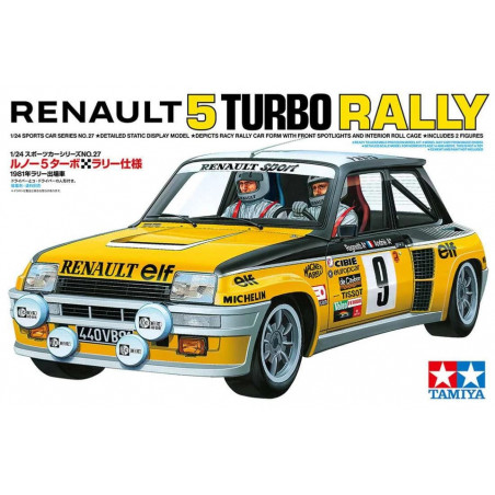 Tamiya 1 24 Renault 5 R5 turbo rallye Elf Ragnotti