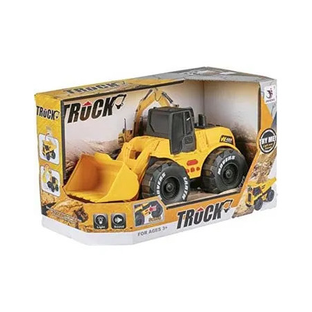 CAMION TRAVAUX PUBLICS 25CM SON ET LUMIERE