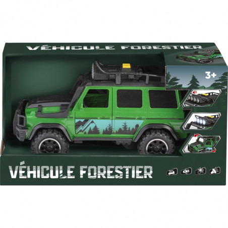 Vehicule forestier son et lumieres