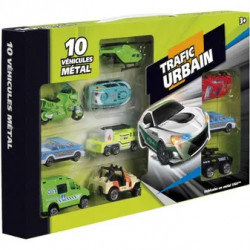 Pack 10 vehicules métal