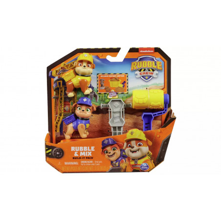 Rubble and Crew, Coffret de figurines articulées Ruben et Mix