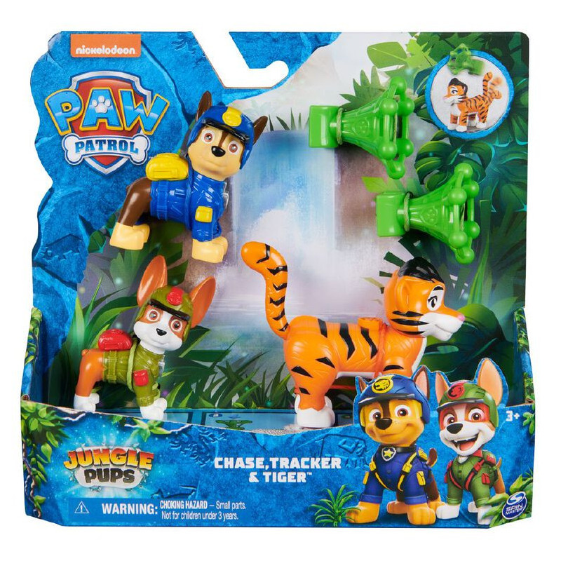 Pack 3 figurine jungle pat patrouille