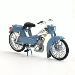 Norev 1 18 Motobecane 1976 Blue  Av88