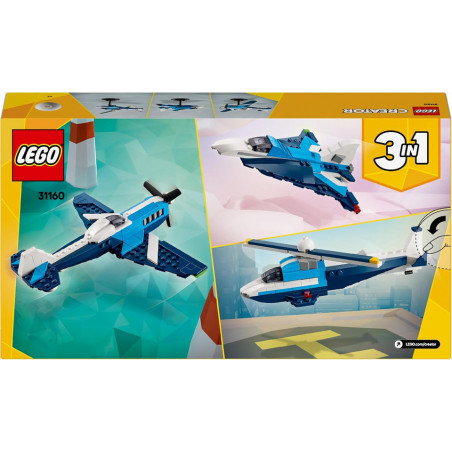 Lego Creator 3 en1 Avion de course