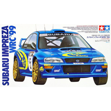 Subaru impreza wrc 1999  maquette a monter 1 24