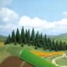 Busch 7220 - Terrain Tapis, Vert Foncé 80 X 100 CM