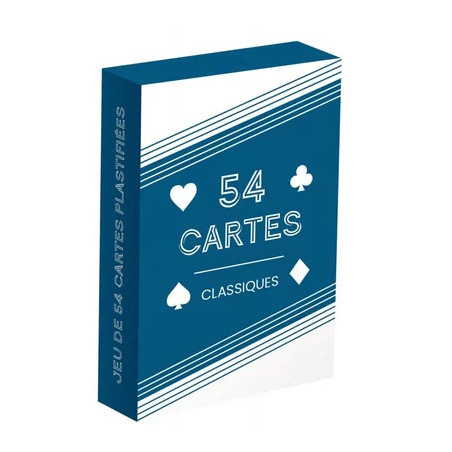 ETUI 54 CARTES PLASTIFIEES   ASSORTIMENT
