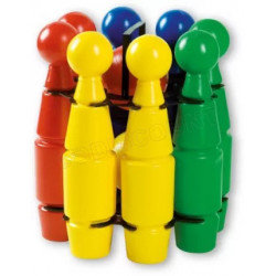 JEU 8 QUILLES PLASTIQUE
