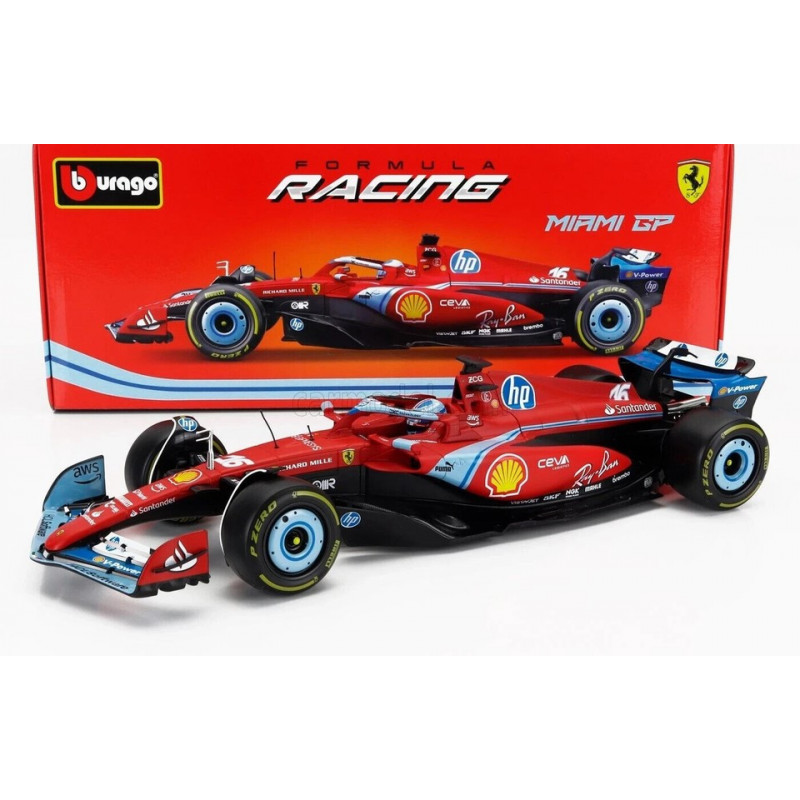 Burago 1 18 Ferrari F1 Lerclerc 2024 Sf 24