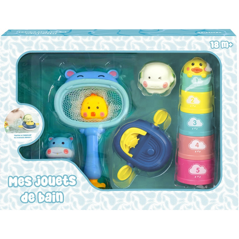 Coffret 10 jeux de bain