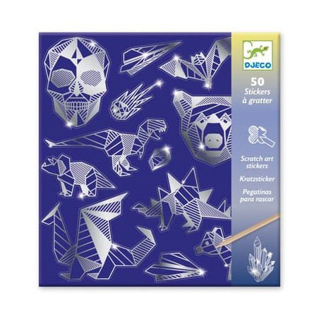 Djeco cartes à gratter iron