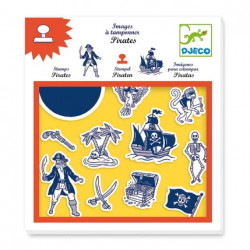 Djeco images à tamponner pirates