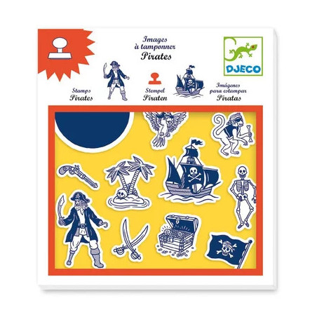 Djeco images à tamponner pirates
