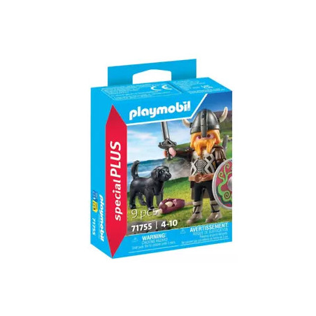 Playmobil Viking et chien