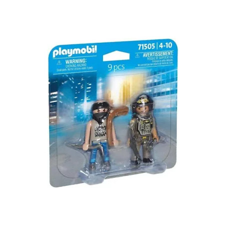 Playmobil Duo Policier et bandit