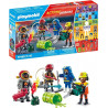Playmobil Pompiers intervention produits chimiques