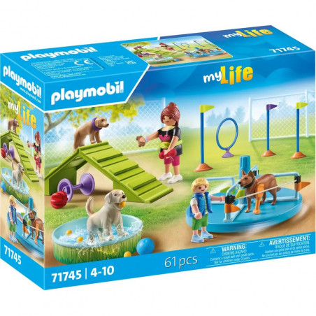 Playmobil My life air de jeux avec chiens