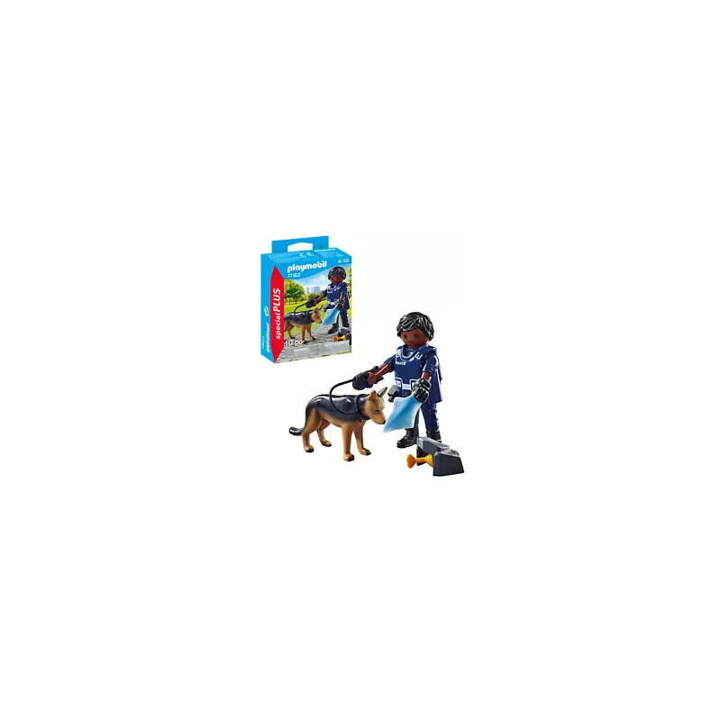 POLICIER AVEC CHIEN DE RECHERCHE SPE+