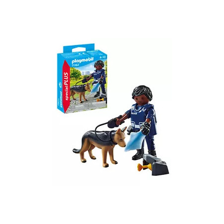 POLICIER AVEC CHIEN DE RECHERCHE SPE+