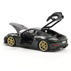 Norev 1 18 Porsche Cayman Gt4 Black 2023 Brewster Green