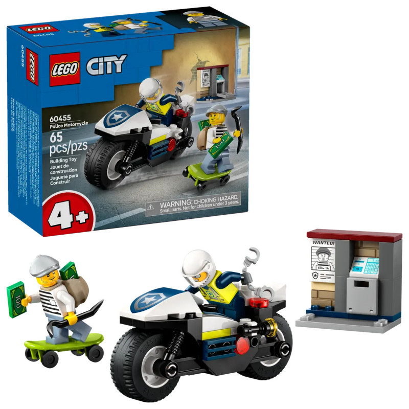 Lego City 60455 La course-poursuite en moto