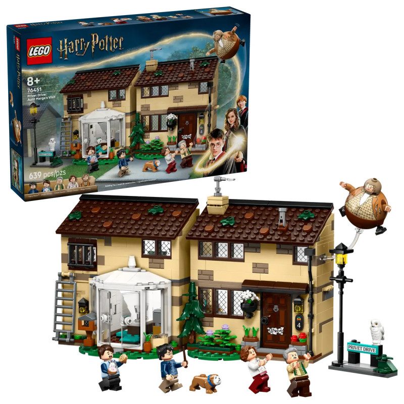 Lego Harry Potter 76451 Privet Drive : la visite de tante Marge