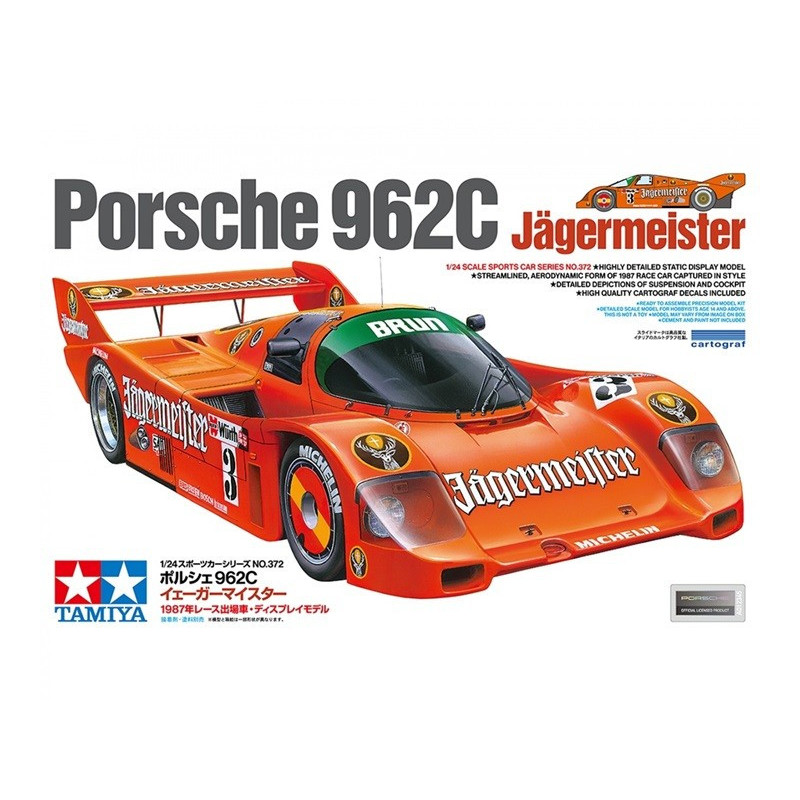 Tamiya Porsche 962 C 1 24 Jaggermeister