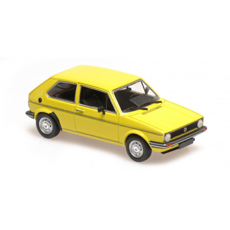 Minichamps 1 43 vw Golf Mk1 jaune 1980
