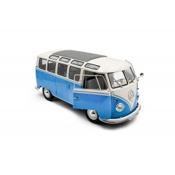 Solido 1 18 Vw T1 Samba Bus 1962 bleu
