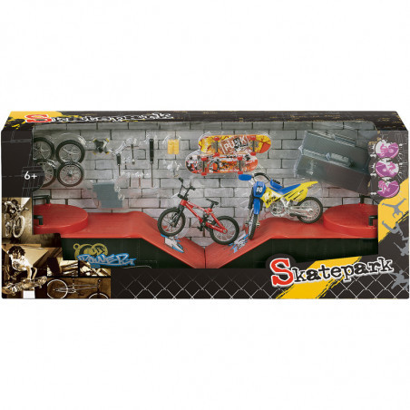 COFFRET SKATEPARK + SKATE+ BMX