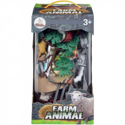 BARIL ANIMAUX FERME 40 PIECES