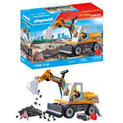 Playmobil Pelleteuse et ouvrier