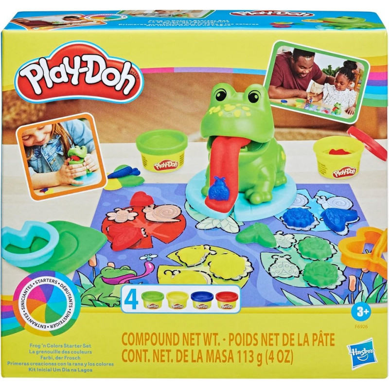 PLAY DOH LA GRENOUILLE DES COULEURS