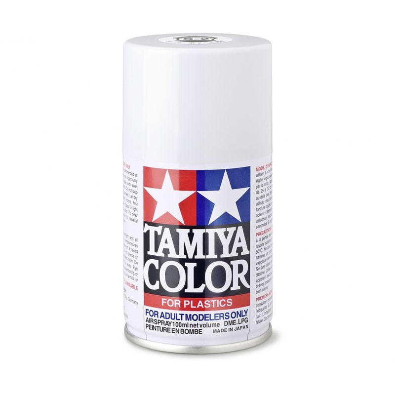Bombe peinture Tamiya ts27 blanc mat