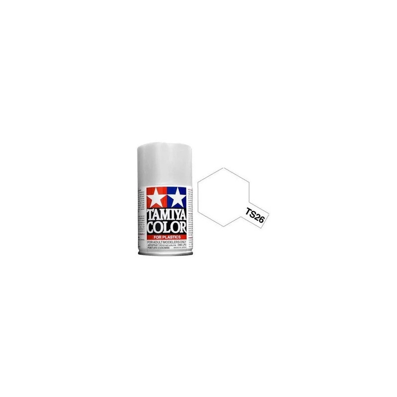 Bombe peinture tamiya ts26 blanc pur